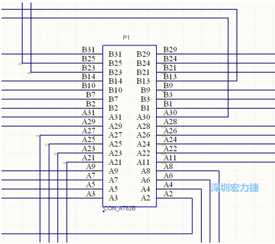 雙擊 1.SchDoc，文件可以被正常打開，下圖是其中的一部分：