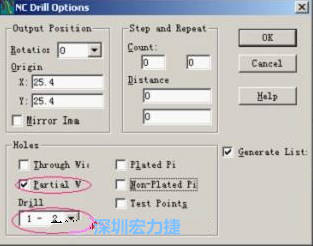 轉(zhuǎn)完Gerber后，接著還需轉(zhuǎn)鉆孔，通孔和盲、埋孔的轉(zhuǎn)法有所不同，轉(zhuǎn)通孔只須點(diǎn)擊Add，在彈出的窗口Document Name輸入文件名