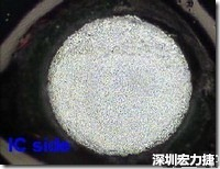 紅墨水染紅測(cè)試分析-IC面，允收