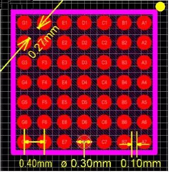 這一類BGA模塊設(shè)計(jì)已經(jīng)是刷新底線，屬于最小加工能力范疇。